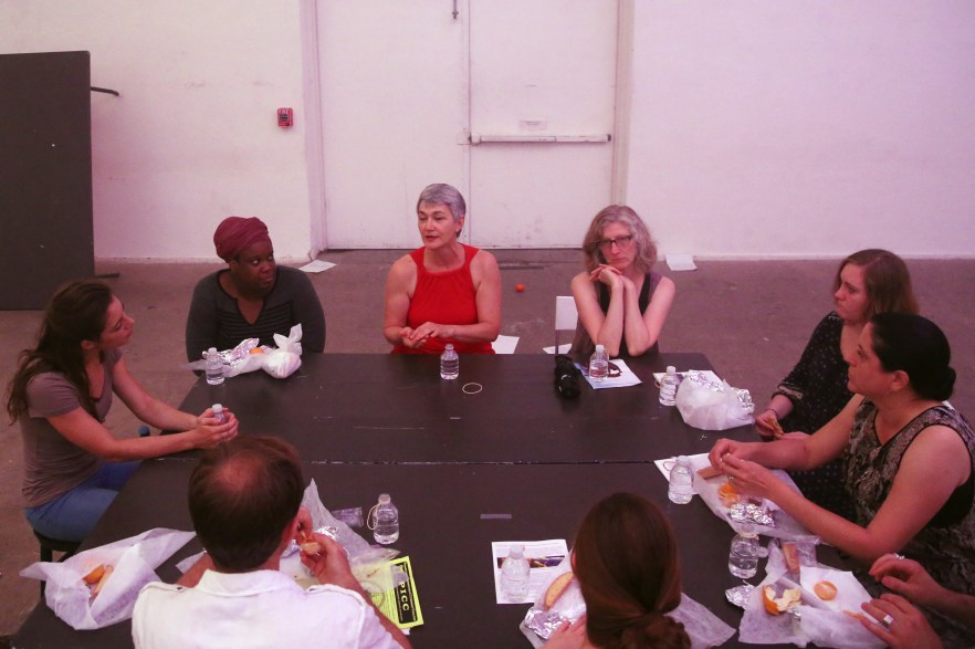 Merian Soto and audience