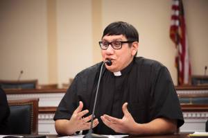 Mairena testifying at the House of Representatives in Washington, D.C., January, 2015.
